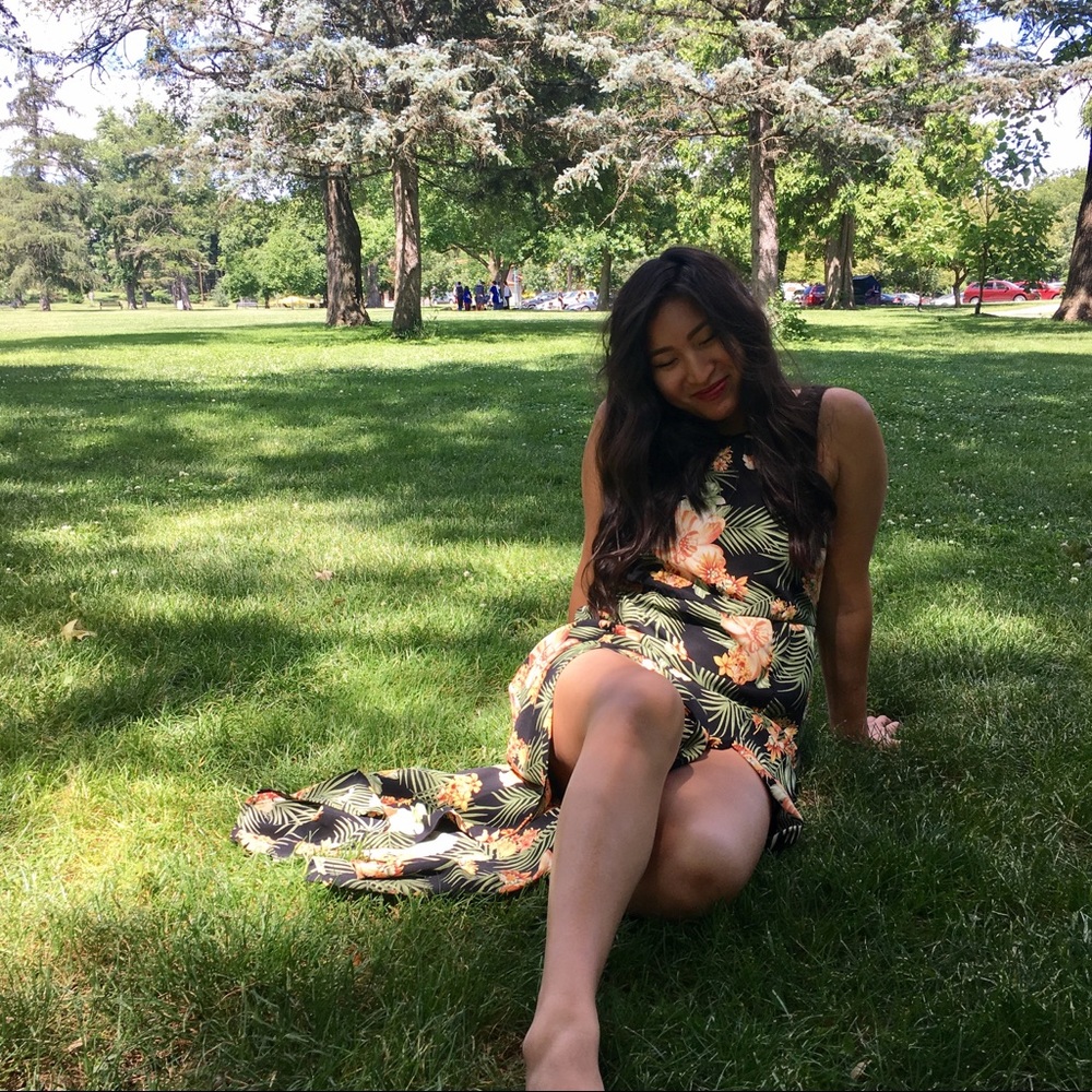 Floral maxi dress